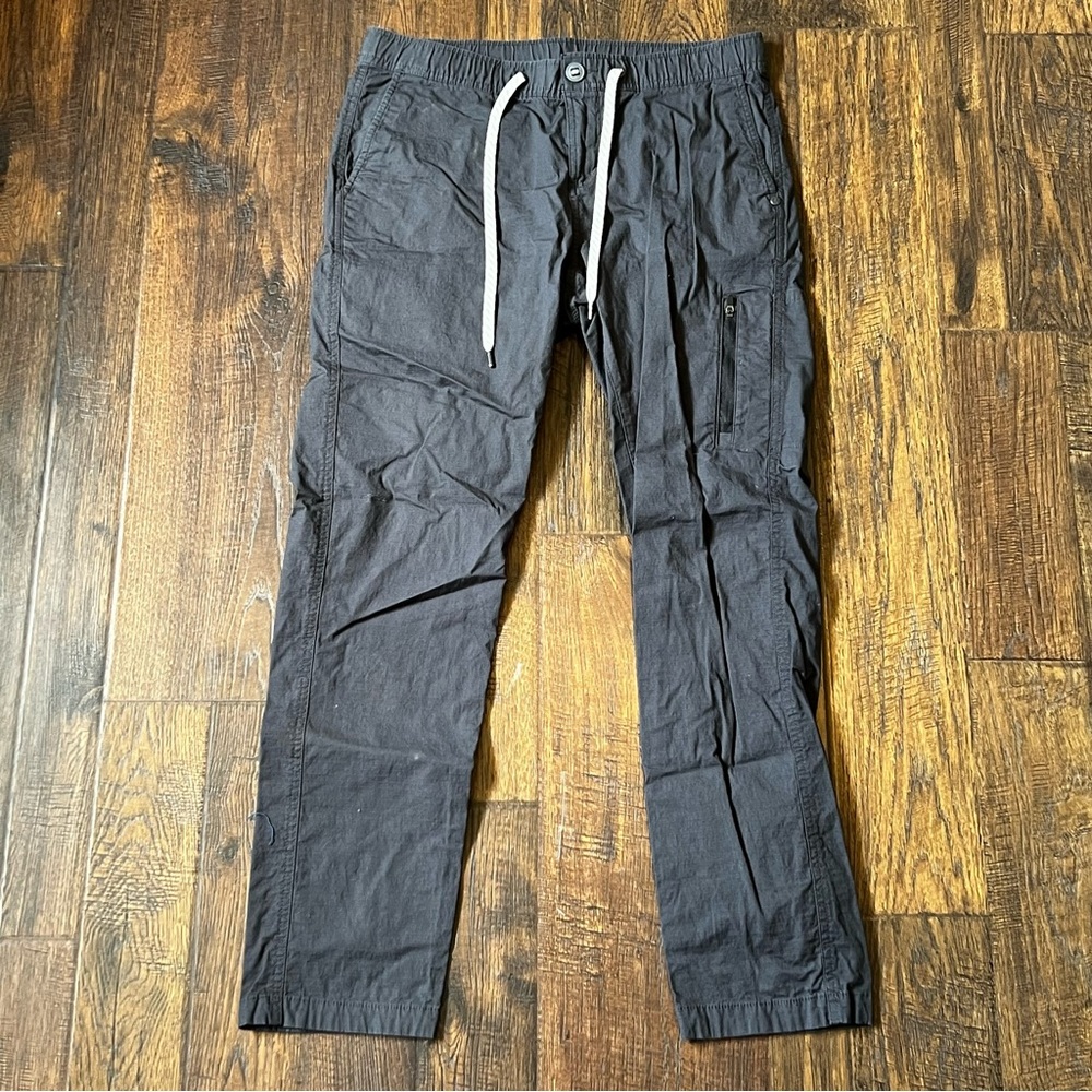 Vuori Ripstop Pants Charcoal Gray Drawcord Hiking Outdoor | Women's Size Medium